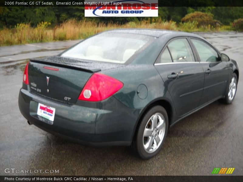Emerald Green Metallic / Light Taupe 2006 Pontiac G6 GT Sedan