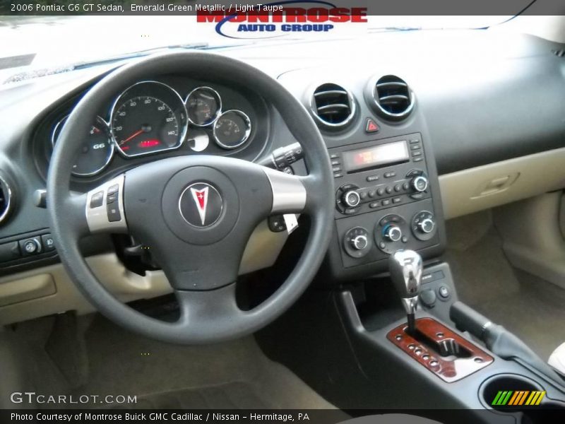 Emerald Green Metallic / Light Taupe 2006 Pontiac G6 GT Sedan