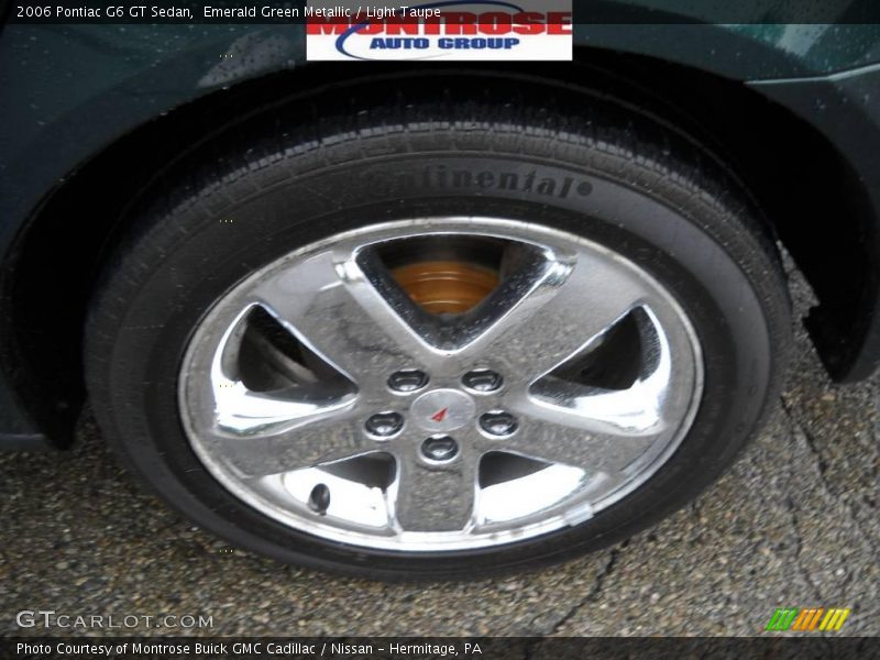 Emerald Green Metallic / Light Taupe 2006 Pontiac G6 GT Sedan