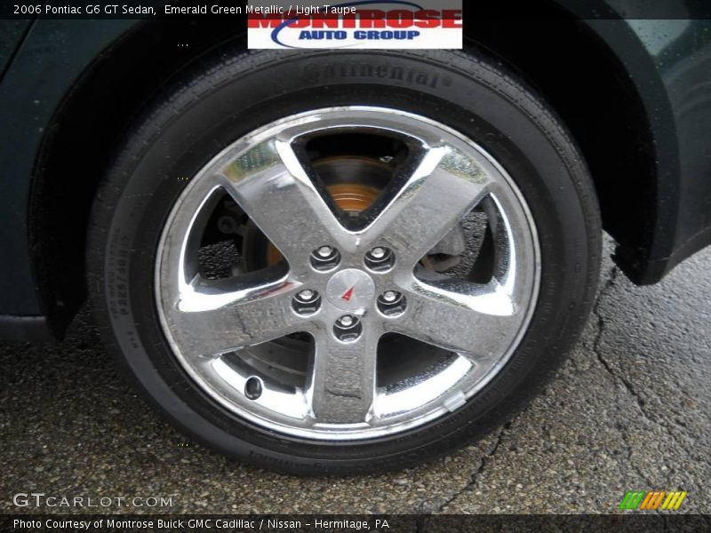 Emerald Green Metallic / Light Taupe 2006 Pontiac G6 GT Sedan