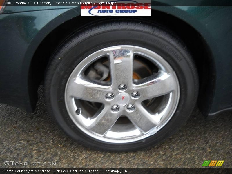 Emerald Green Metallic / Light Taupe 2006 Pontiac G6 GT Sedan