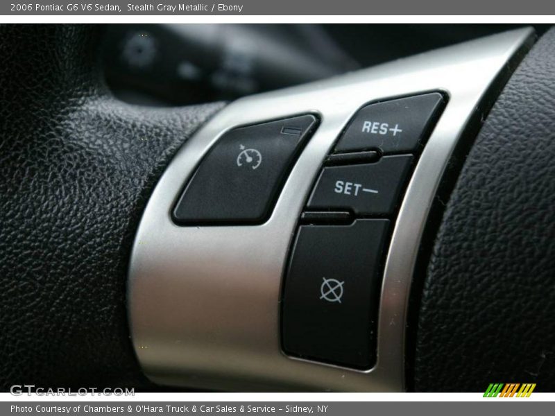 Stealth Gray Metallic / Ebony 2006 Pontiac G6 V6 Sedan