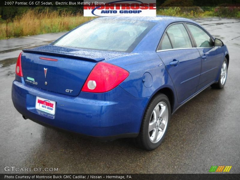 Electric Blue Metallic / Ebony 2007 Pontiac G6 GT Sedan