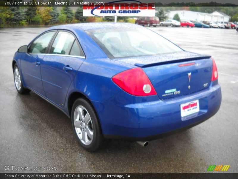 Electric Blue Metallic / Ebony 2007 Pontiac G6 GT Sedan