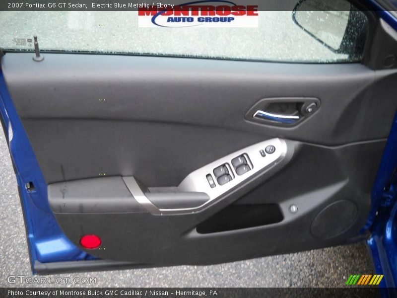 Electric Blue Metallic / Ebony 2007 Pontiac G6 GT Sedan