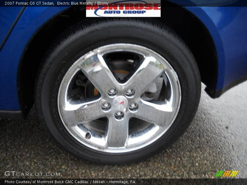 Electric Blue Metallic / Ebony 2007 Pontiac G6 GT Sedan