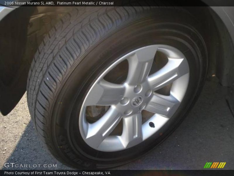 Platinum Pearl Metallic / Charcoal 2006 Nissan Murano SL AWD