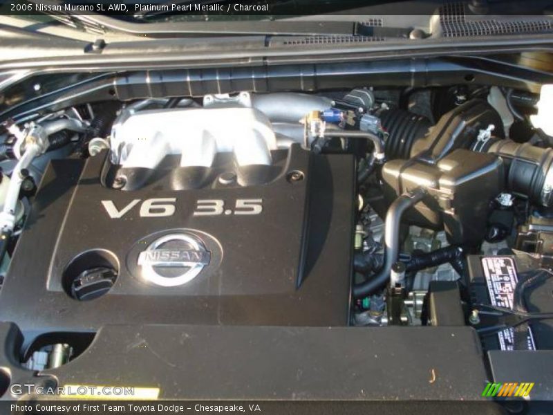 Platinum Pearl Metallic / Charcoal 2006 Nissan Murano SL AWD