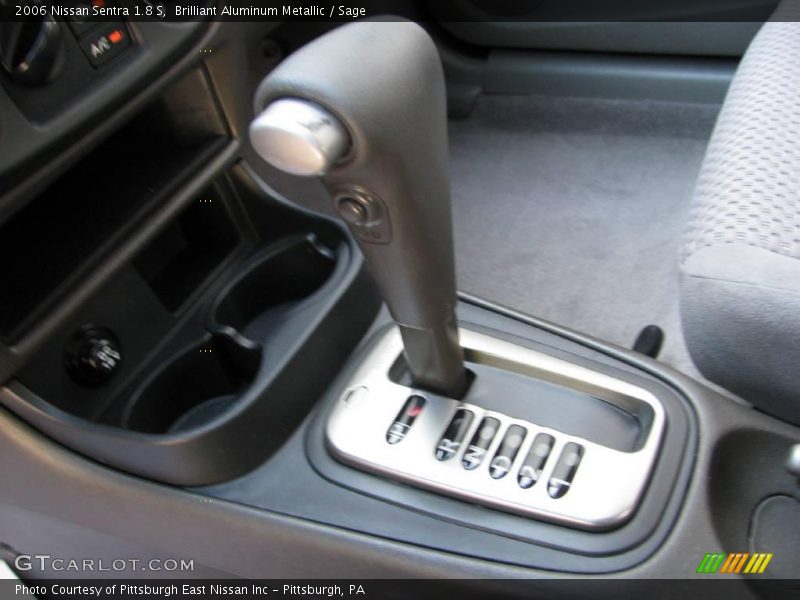 Brilliant Aluminum Metallic / Sage 2006 Nissan Sentra 1.8 S
