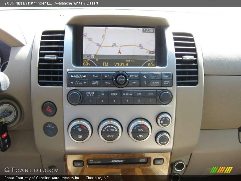 Avalanche White / Desert 2006 Nissan Pathfinder LE