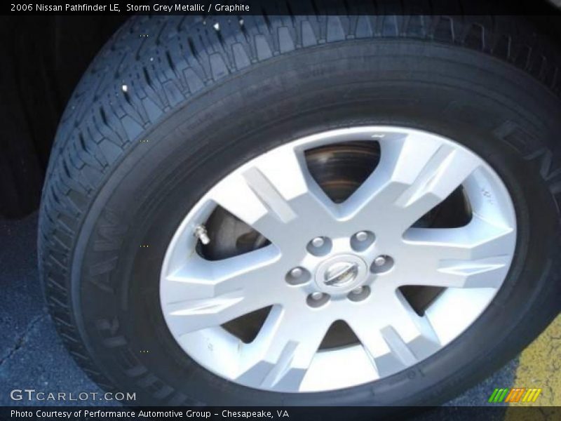 Storm Grey Metallic / Graphite 2006 Nissan Pathfinder LE