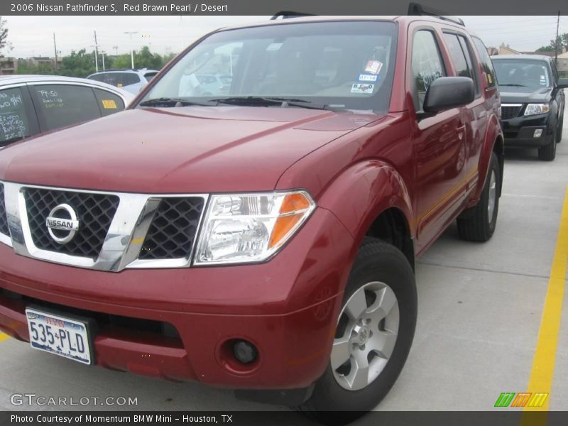 Red Brawn Pearl / Desert 2006 Nissan Pathfinder S
