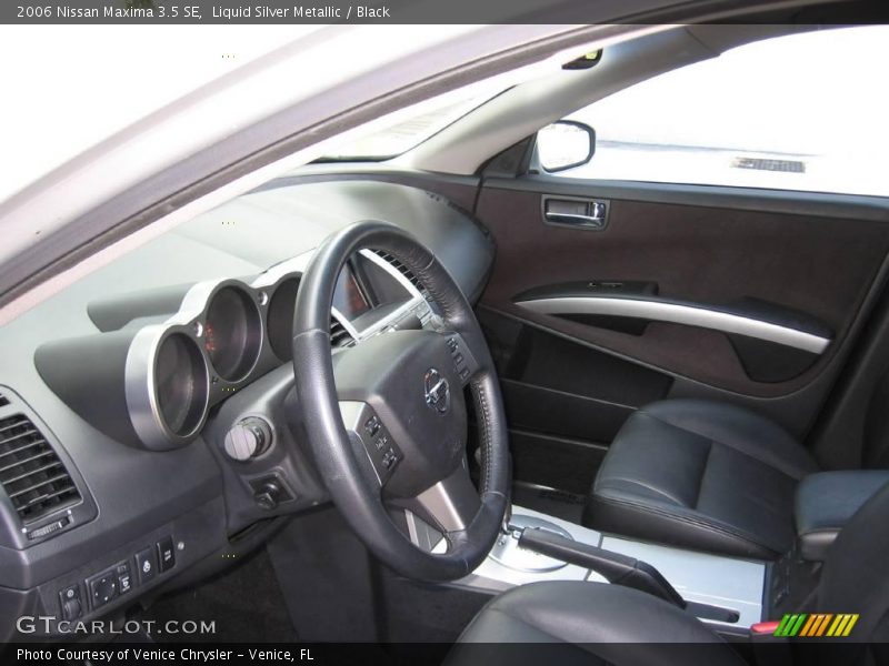 Liquid Silver Metallic / Black 2006 Nissan Maxima 3.5 SE