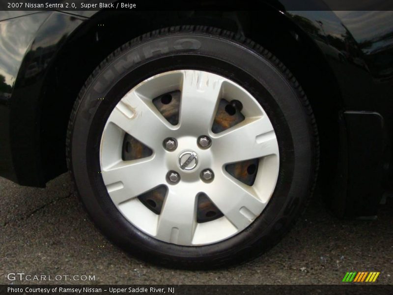 Super Black / Beige 2007 Nissan Sentra 2.0