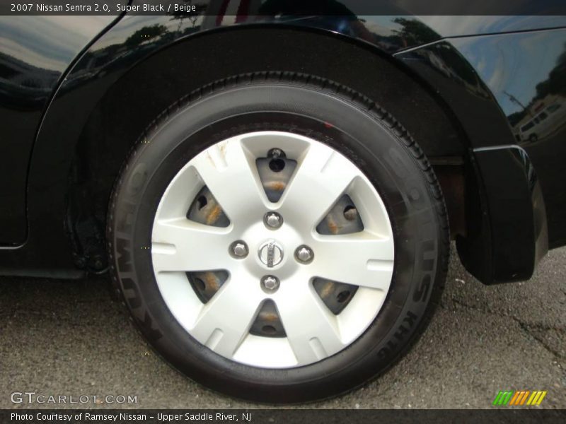 Super Black / Beige 2007 Nissan Sentra 2.0