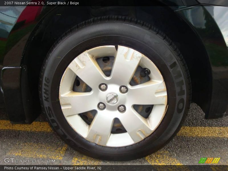Super Black / Beige 2007 Nissan Sentra 2.0