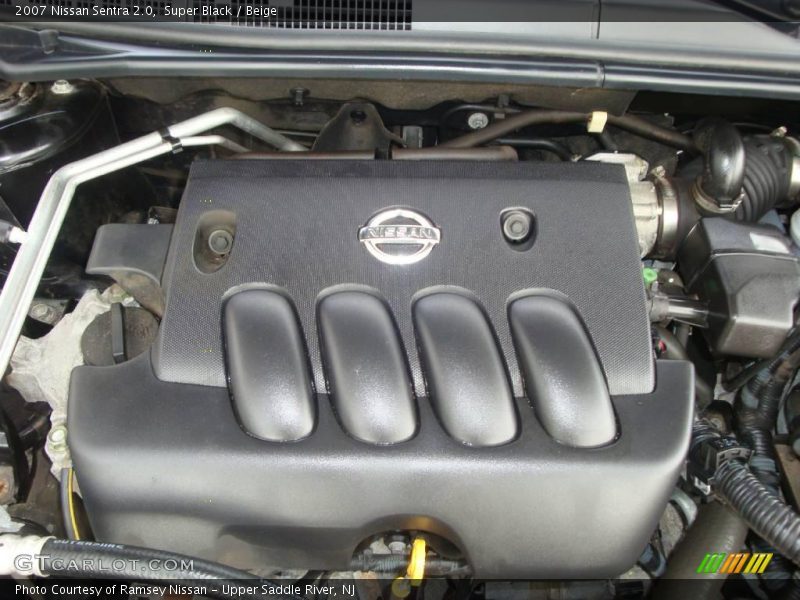 Super Black / Beige 2007 Nissan Sentra 2.0