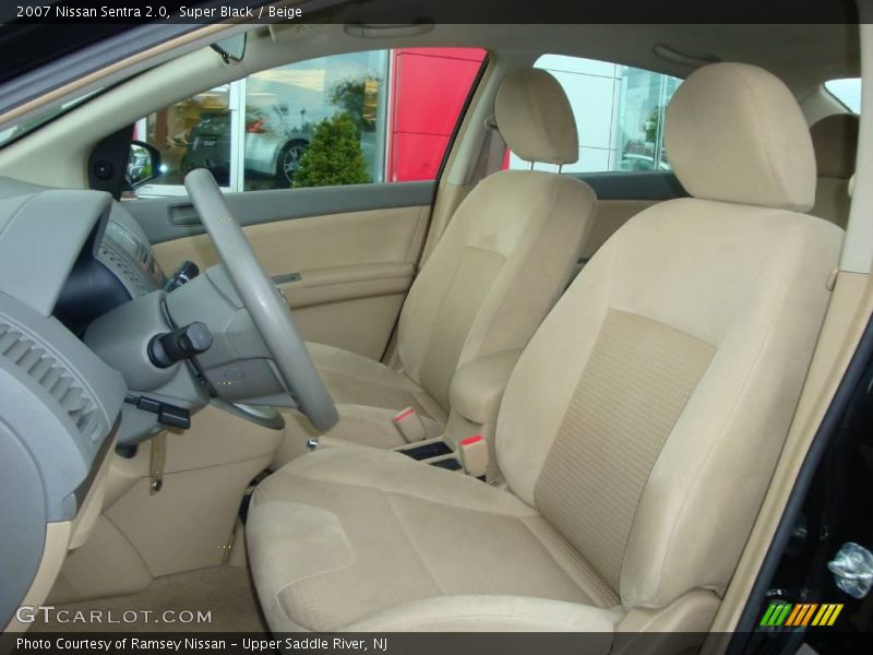 Super Black / Beige 2007 Nissan Sentra 2.0