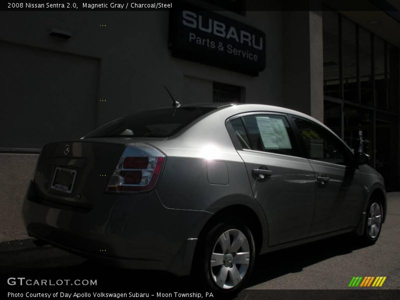 Magnetic Gray / Charcoal/Steel 2008 Nissan Sentra 2.0