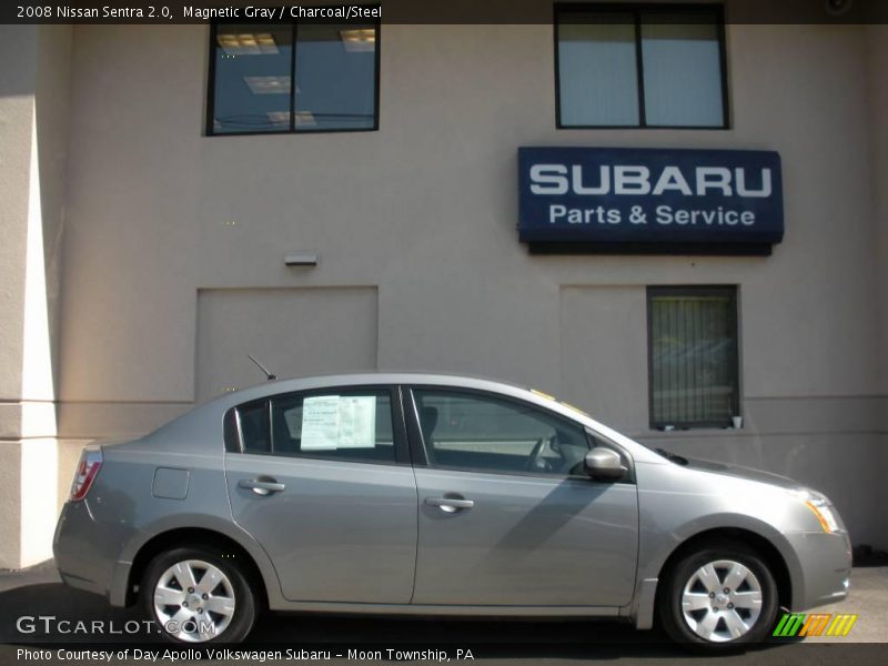Magnetic Gray / Charcoal/Steel 2008 Nissan Sentra 2.0