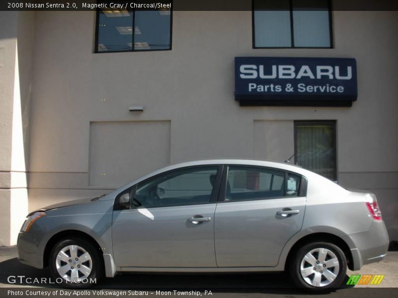 Magnetic Gray / Charcoal/Steel 2008 Nissan Sentra 2.0