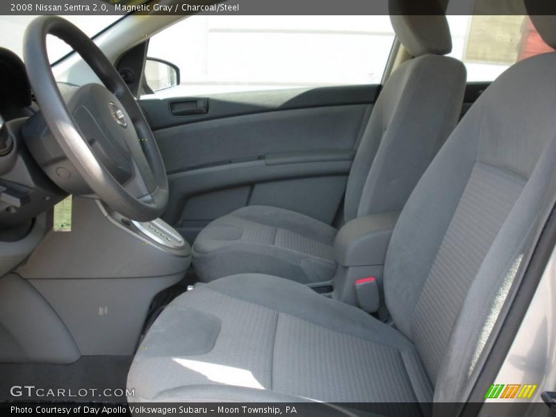 Magnetic Gray / Charcoal/Steel 2008 Nissan Sentra 2.0