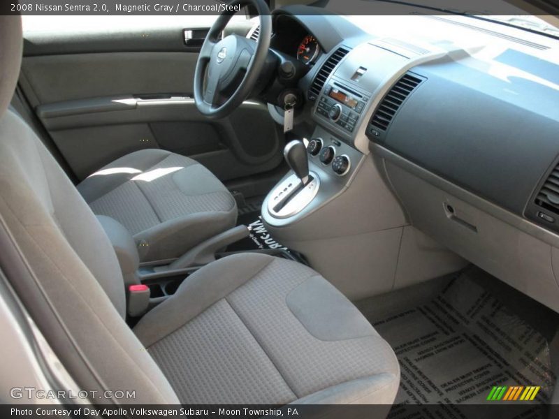 Magnetic Gray / Charcoal/Steel 2008 Nissan Sentra 2.0