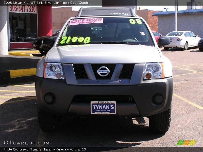 Silver Lightning / Steel/Graphite 2008 Nissan Xterra S 4x4