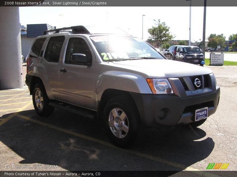 Silver Lightning / Steel/Graphite 2008 Nissan Xterra S 4x4