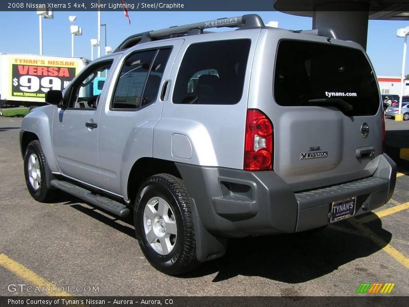 Silver Lightning / Steel/Graphite 2008 Nissan Xterra S 4x4