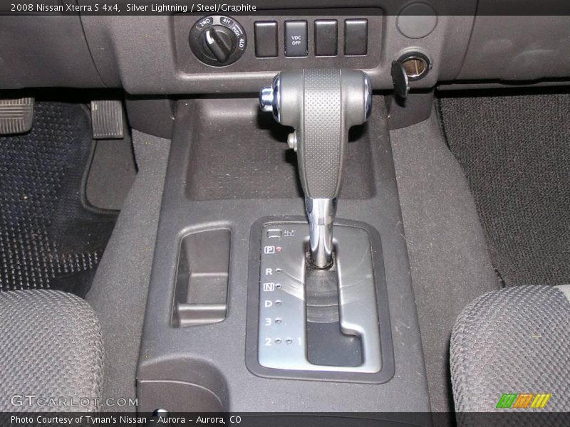 Silver Lightning / Steel/Graphite 2008 Nissan Xterra S 4x4