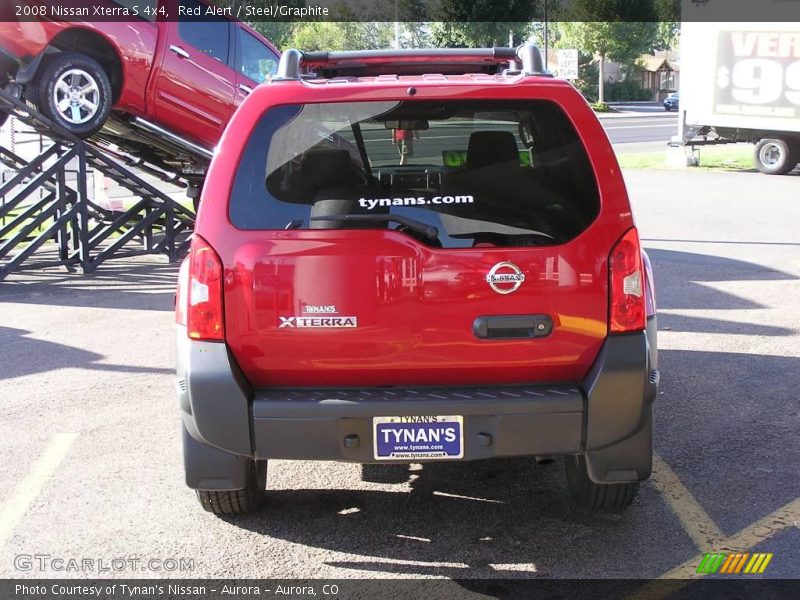 Red Alert / Steel/Graphite 2008 Nissan Xterra S 4x4