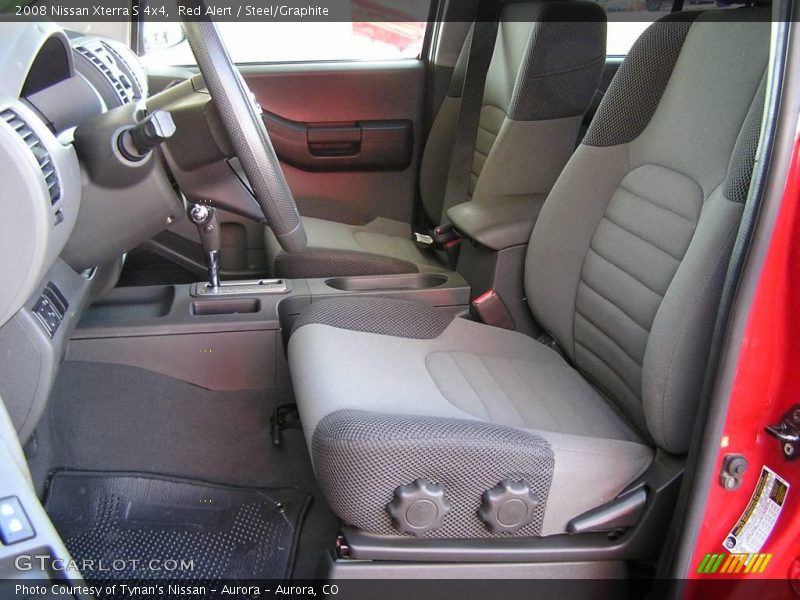 Red Alert / Steel/Graphite 2008 Nissan Xterra S 4x4