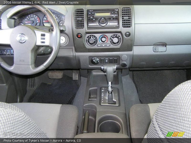 Red Alert / Steel/Graphite 2008 Nissan Xterra S 4x4