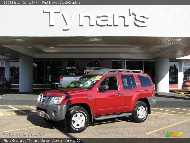 Red Brawn / Steel/Graphite 2008 Nissan Xterra S 4x4