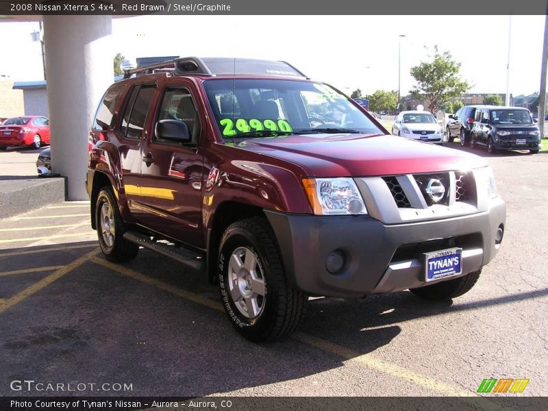 Red Brawn / Steel/Graphite 2008 Nissan Xterra S 4x4