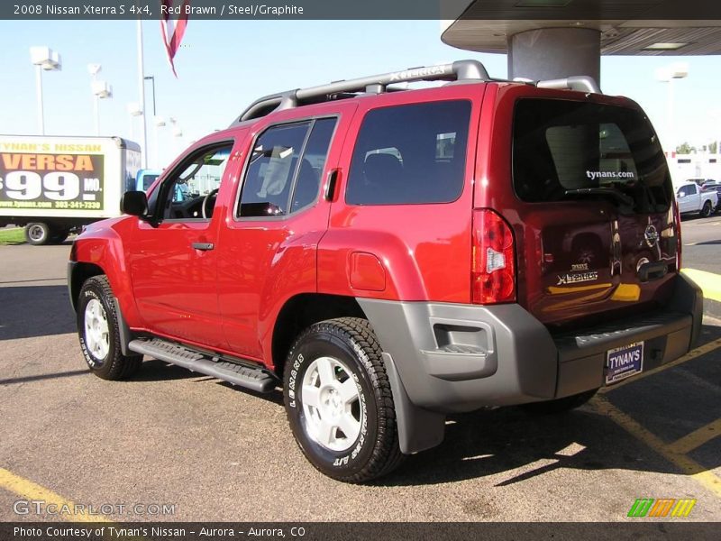 Red Brawn / Steel/Graphite 2008 Nissan Xterra S 4x4