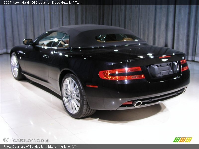 Black Metallic / Tan 2007 Aston Martin DB9 Volante