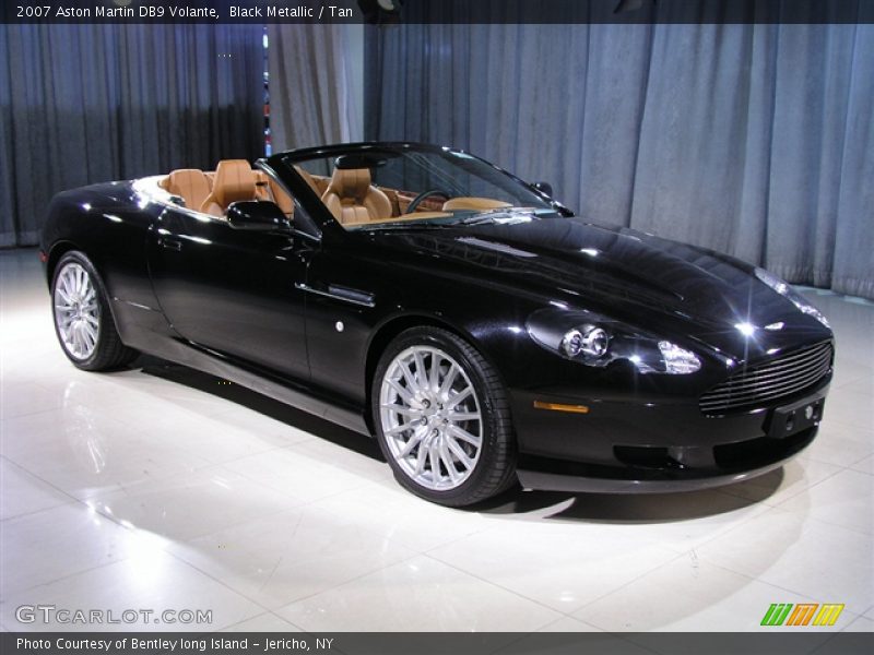 Black Metallic / Tan 2007 Aston Martin DB9 Volante