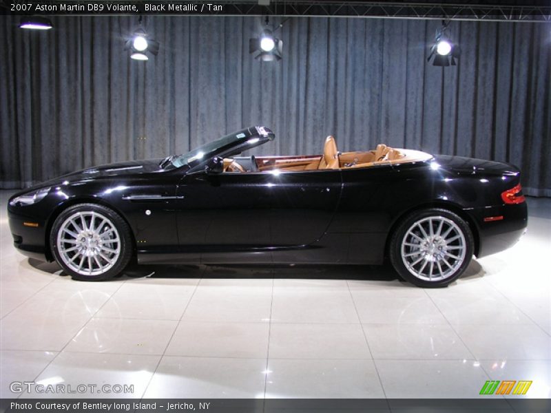 Black Metallic / Tan 2007 Aston Martin DB9 Volante
