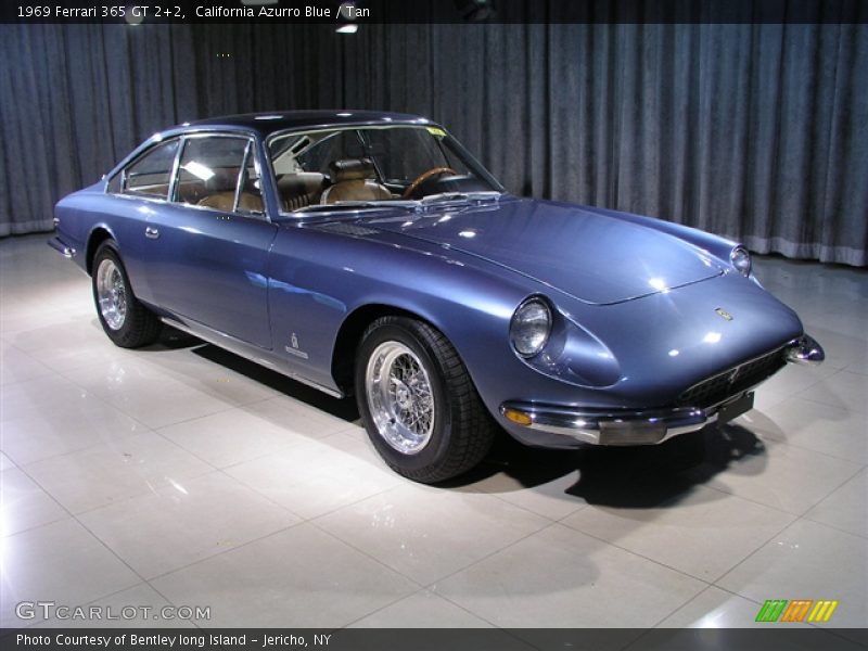 California Azurro Blue / Tan 1969 Ferrari 365 GT 2+2