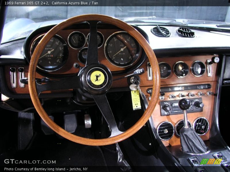 California Azurro Blue / Tan 1969 Ferrari 365 GT 2+2