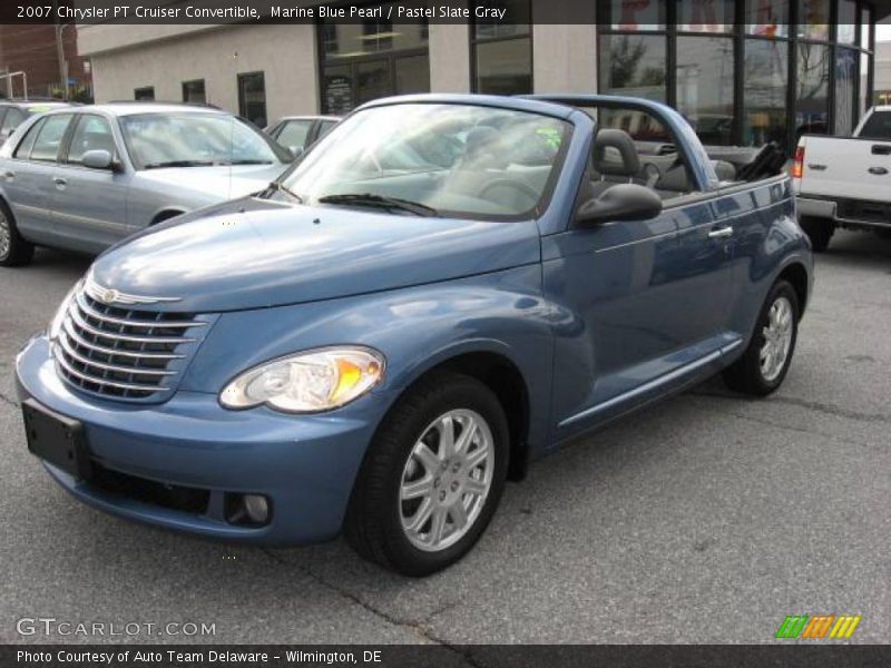 Marine Blue Pearl / Pastel Slate Gray 2007 Chrysler PT Cruiser Convertible