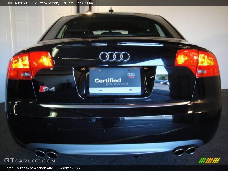Brilliant Black / Black 2006 Audi S4 4.2 quattro Sedan