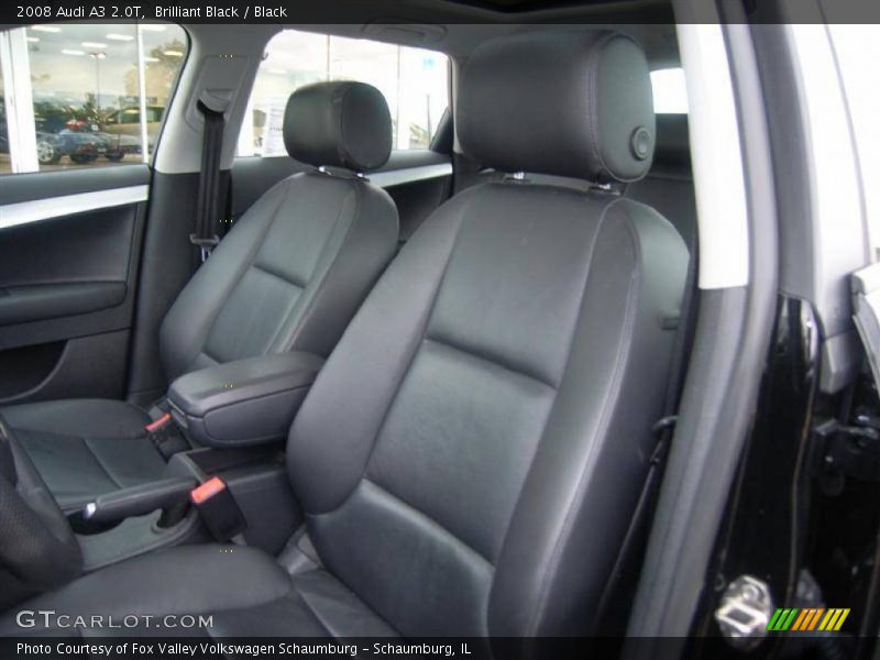 Brilliant Black / Black 2008 Audi A3 2.0T