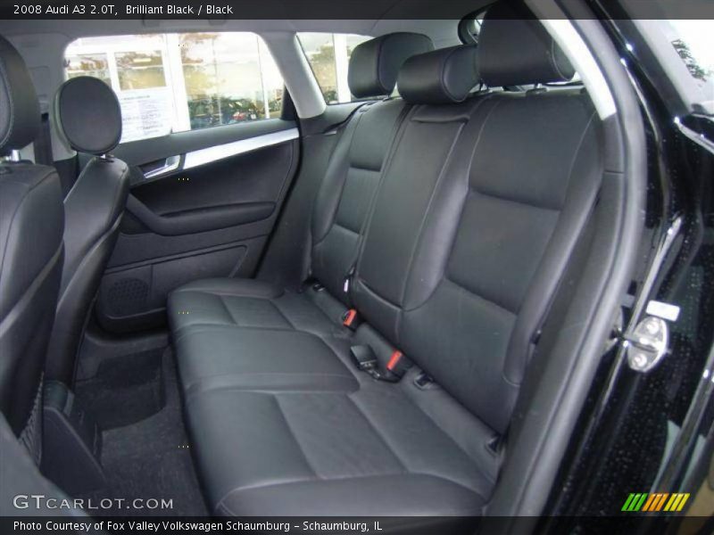 Brilliant Black / Black 2008 Audi A3 2.0T