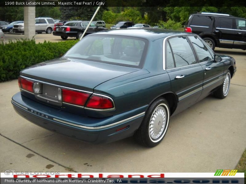 Majestic Teal Pearl / Gray 1998 Buick LeSabre Limited