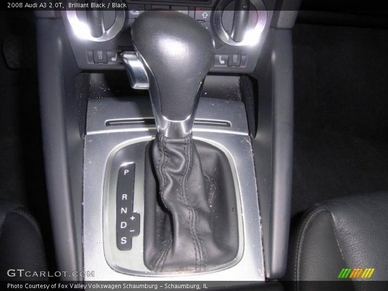 Brilliant Black / Black 2008 Audi A3 2.0T