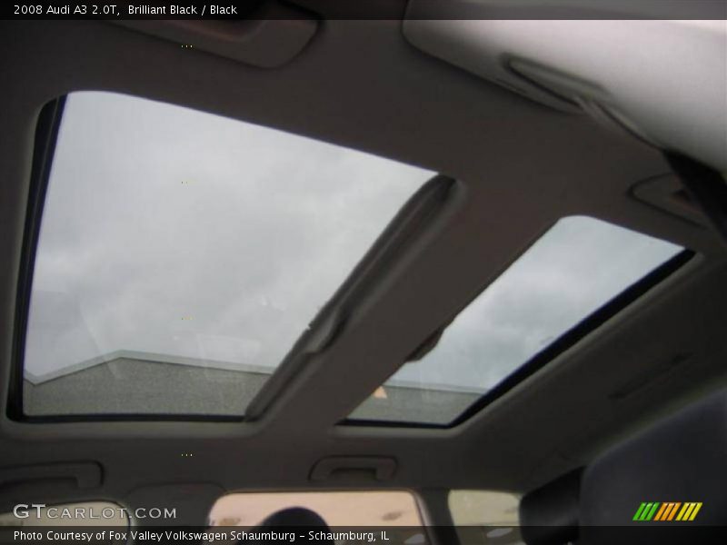 Brilliant Black / Black 2008 Audi A3 2.0T