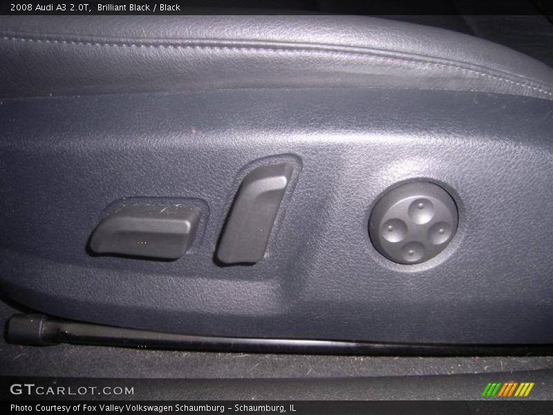 Brilliant Black / Black 2008 Audi A3 2.0T